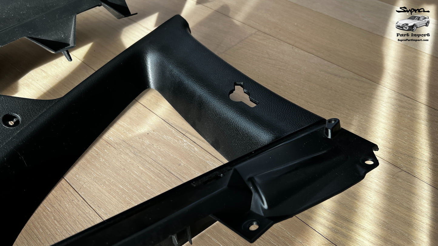 JZA80 Supra Genuine OEM Quarter Window Interior Trim Set (2pc.) (62471-14291-C0, 62472-14281-C0)