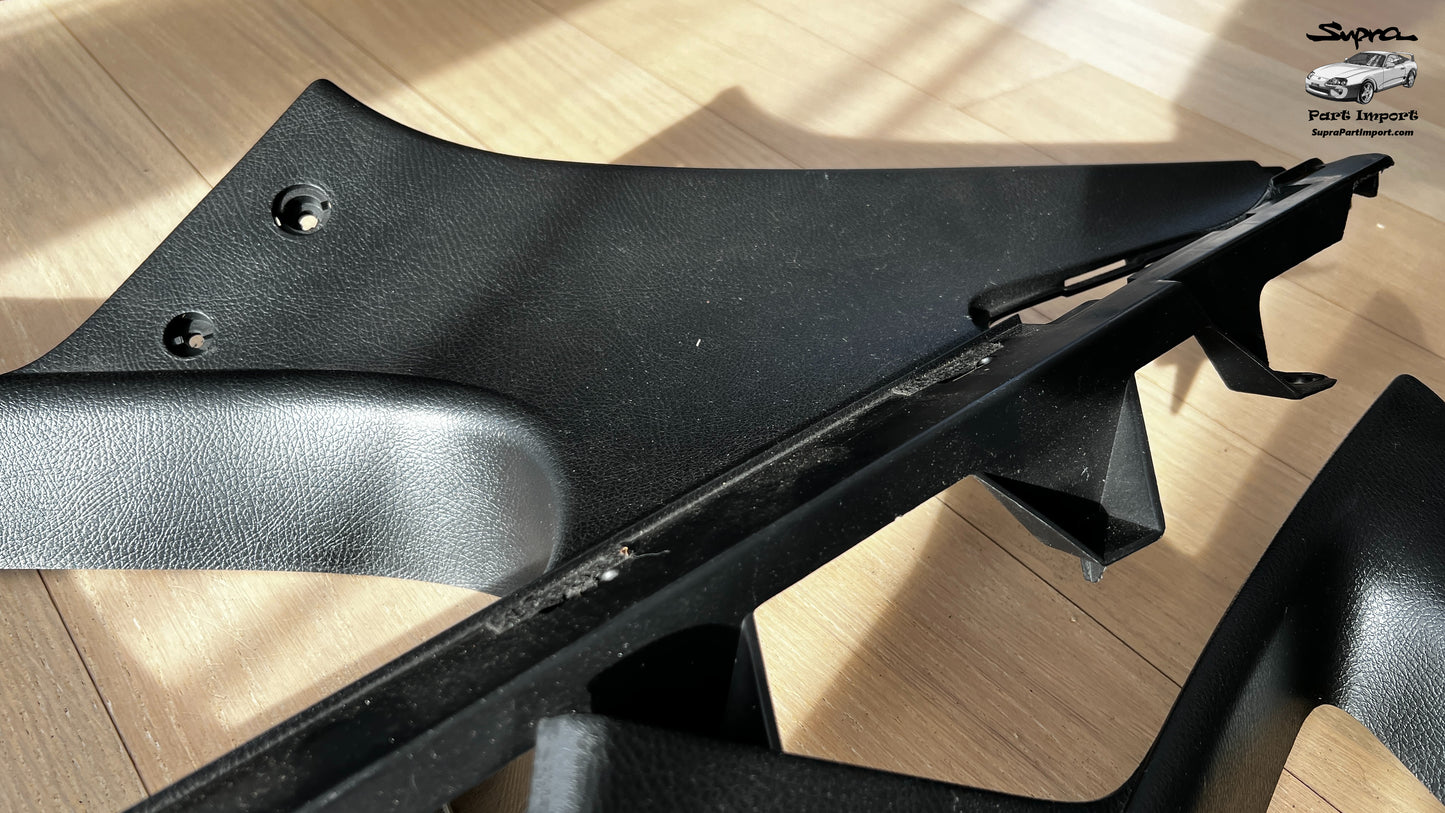 JZA80 Supra Genuine OEM Quarter Window Interior Trim Set (2pc.) (62471-14291-C0, 62472-14281-C0)