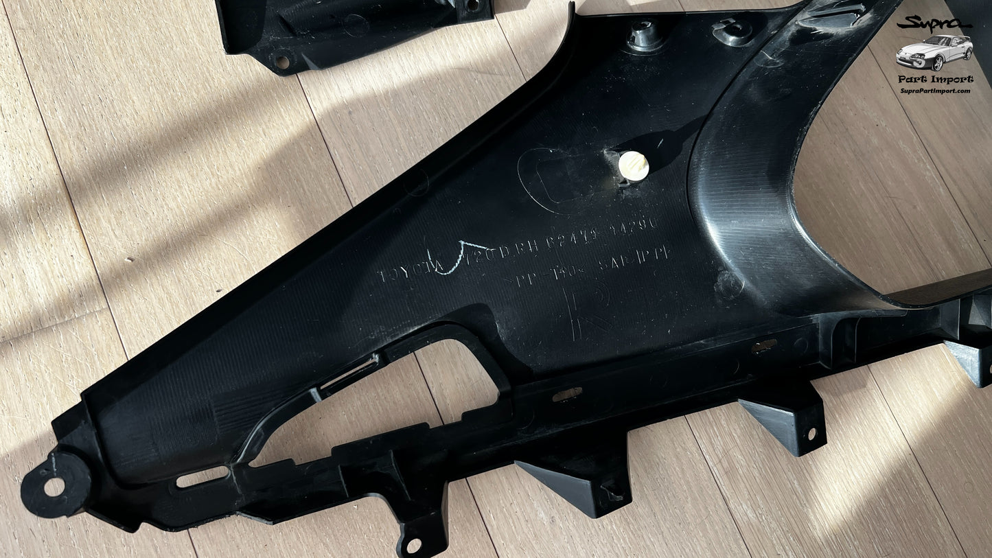 JZA80 Supra Genuine OEM Quarter Window Interior Trim Set (2pc.) (62471-14291-C0, 62472-14281-C0)