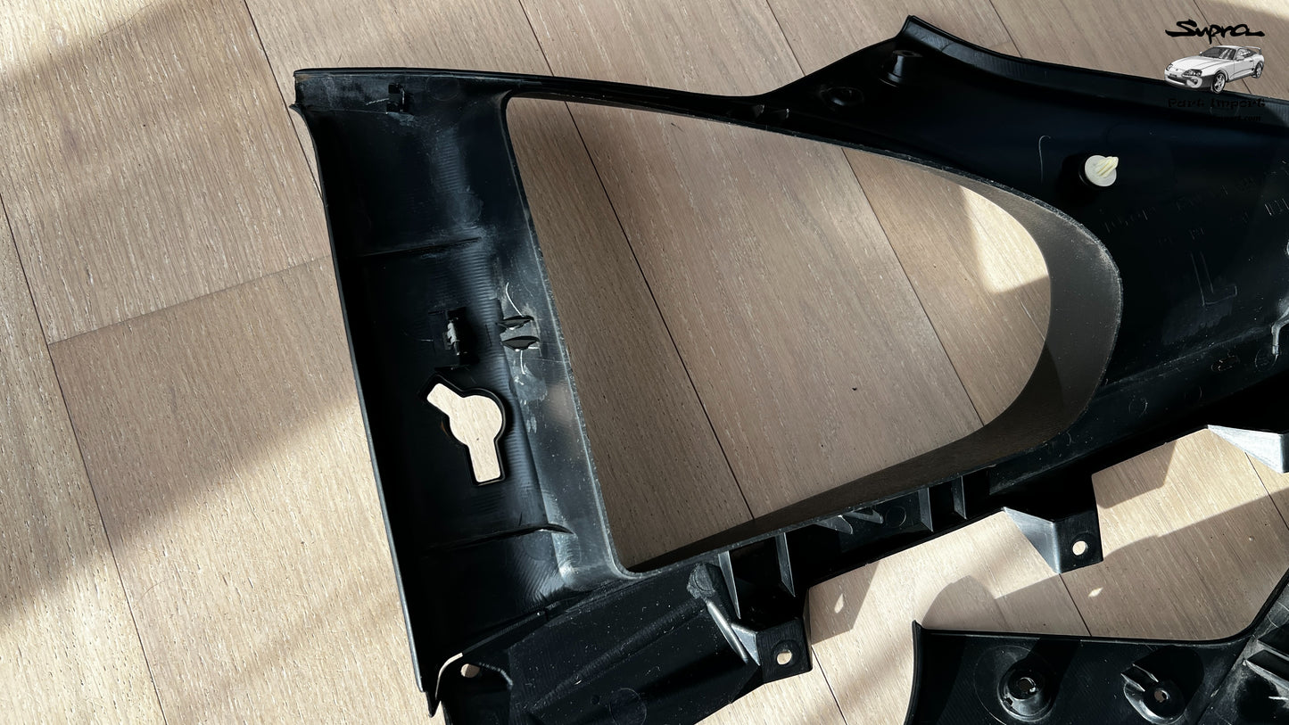 JZA80 Supra Genuine OEM Quarter Window Interior Trim Set (2pc.) (62471-14291-C0, 62472-14281-C0)