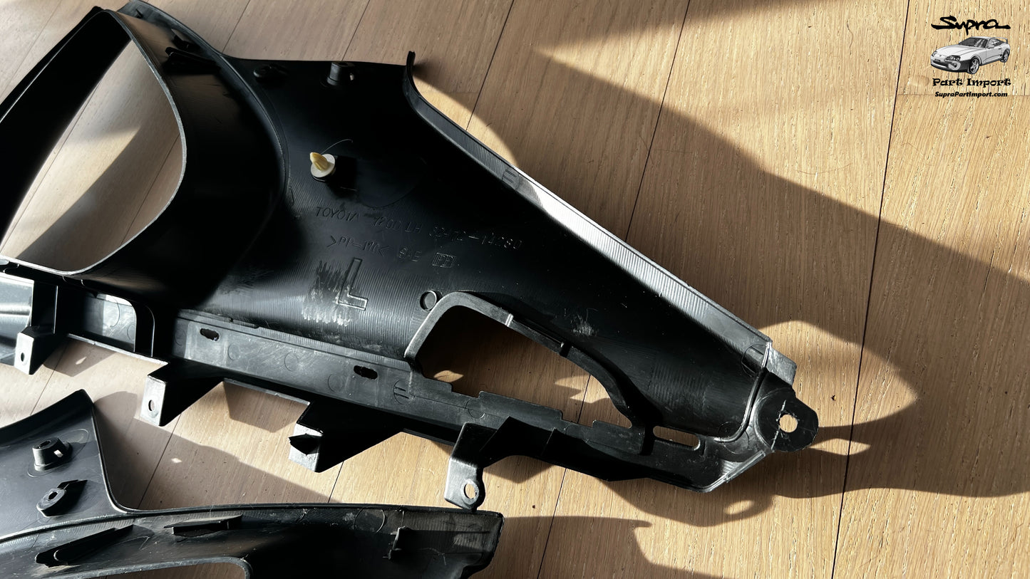 JZA80 Supra Genuine OEM Quarter Window Interior Trim Set (2pc.) (62471-14291-C0, 62472-14281-C0)