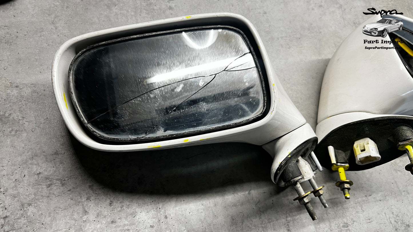 JZA80 Supra Genuine OEM S1 RHD *Non-Folding* Mirror Set (2 pc, For Project)