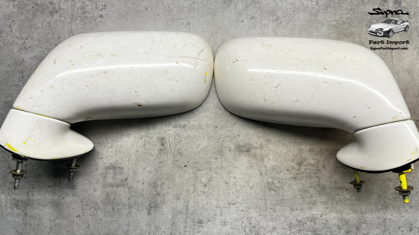 JZA80 Supra Genuine OEM S1 RHD *Non-Folding* Mirror Set (2 pc, For Project)