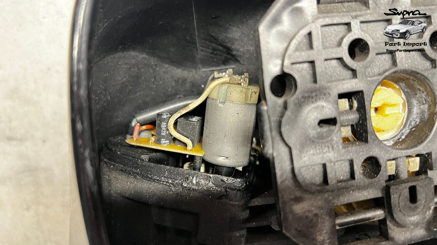 JZA80 Supra Genuine OEM *Folding* S1 RHD RH (Right Side) Mirror (For parts)