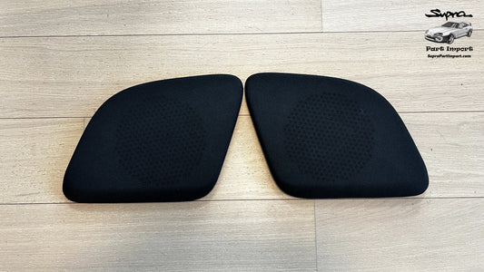 JZA80 Supra Genuine OEM Rear LH + RH Speaker Grill Panel Trim Set (64034-14080-C0 + 64033-14090-C0)