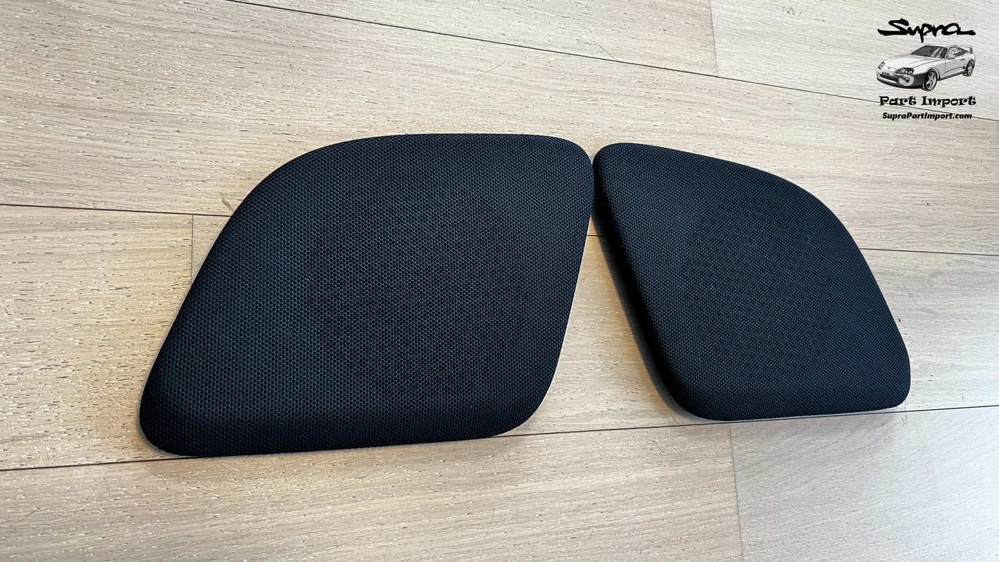 JZA80 Supra Genuine OEM Rear LH + RH Speaker Grill Panel Trim Set (64034-14080-C0 + 64033-14090-C0)