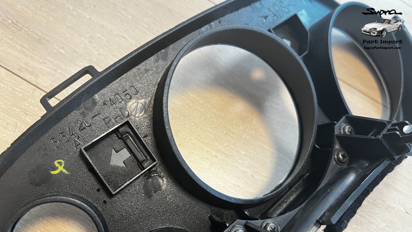 JZA80 Supra Genuine OEM S2 RHD Center Speedometer Panel (55420-14050)