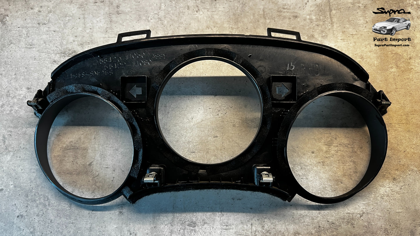 *OEM Coating* JZA80 Supra Genuine OEM S1 LHD/RHD Center Speedometer Panel, Center Instrument Cluster Finish (55405-14120)