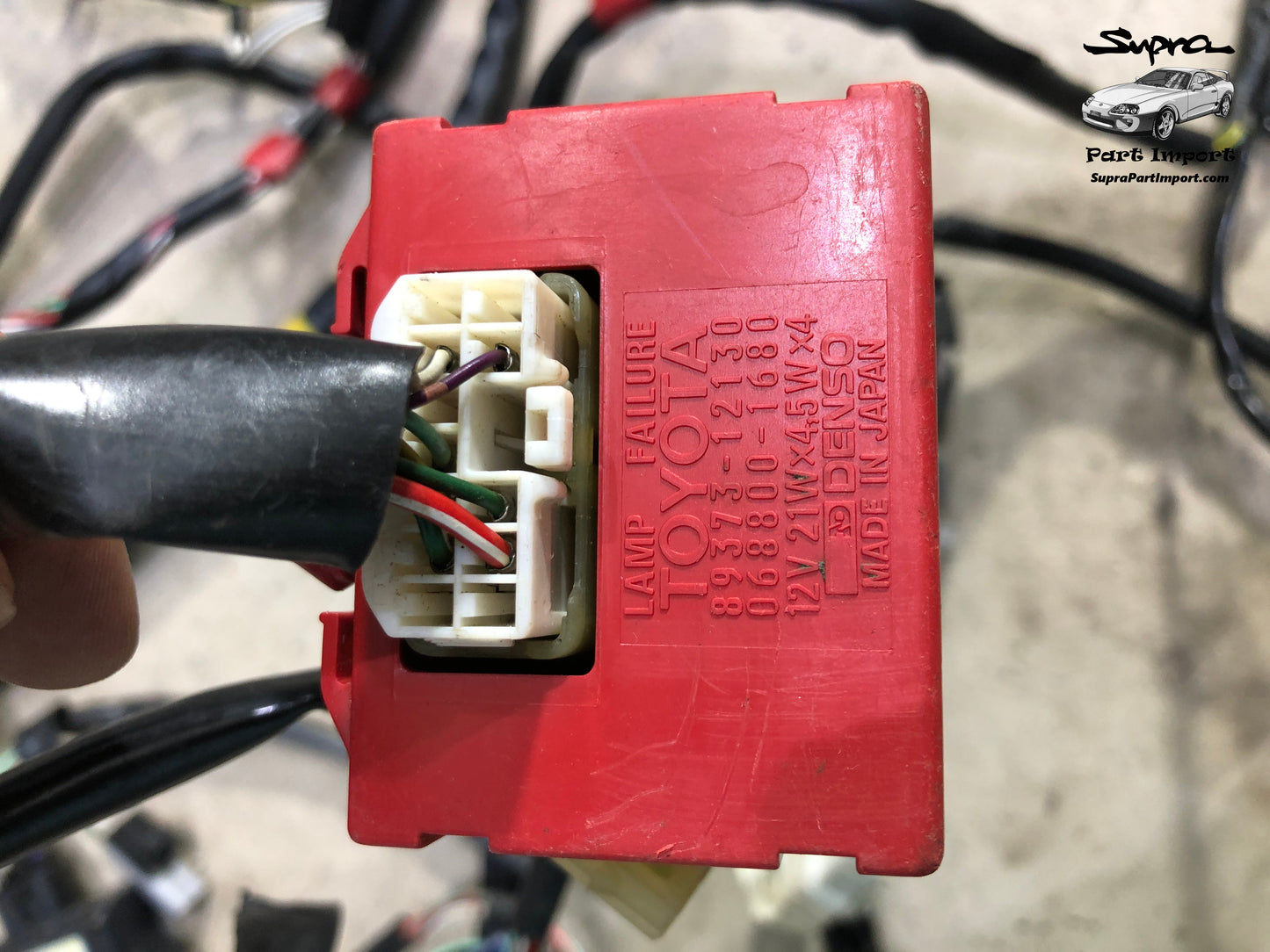 JZA80 Supra RHD JDM GZ-Spec Prefacelift Interior Wiring with Fuse Box and Electronic Modules