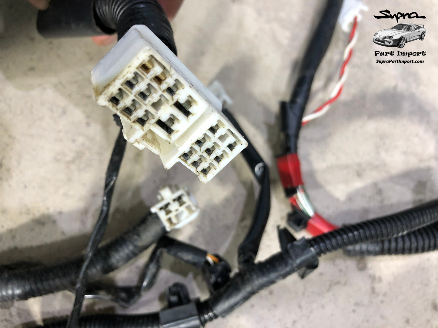 JZA80 Supra RHD JDM GZ-Spec Prefacelift Interior Wiring with Fuse Box and Electronic Modules