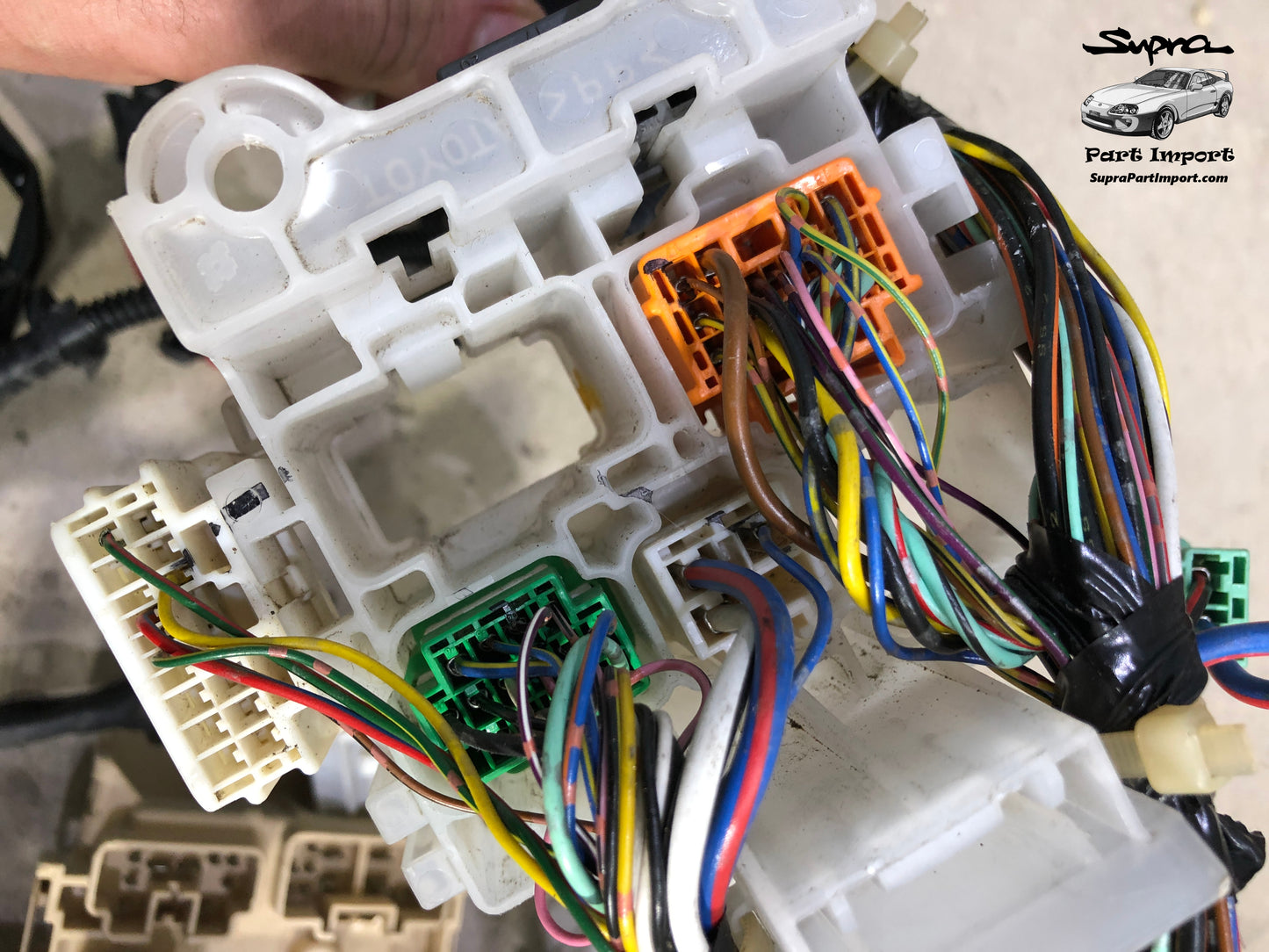 JZA80 Supra RHD JDM GZ-Spec Prefacelift Interior Wiring with Fuse Box and Electronic Modules