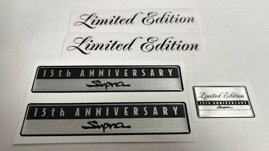 JZA80/MKIV Supra 15th Anniversary Limited Edition Emblems